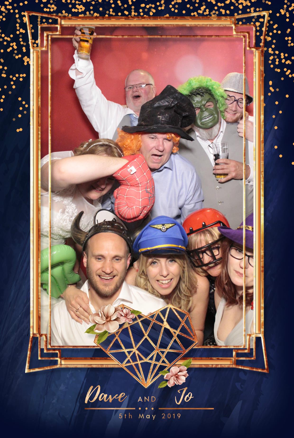 Dave and Jo's Wedding | View more photos from the event at gallery.myphotoboothexperience.co.uk/u/MyPhotoBoothExperienceLtd/Dave-and-Jos-Wedding